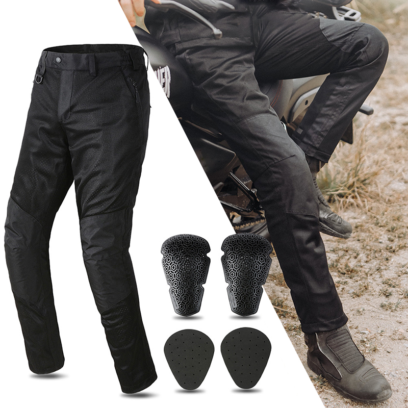 Cycling Commuter Pants - Sommer Mesh Motorrad Hosen Männer Off-road