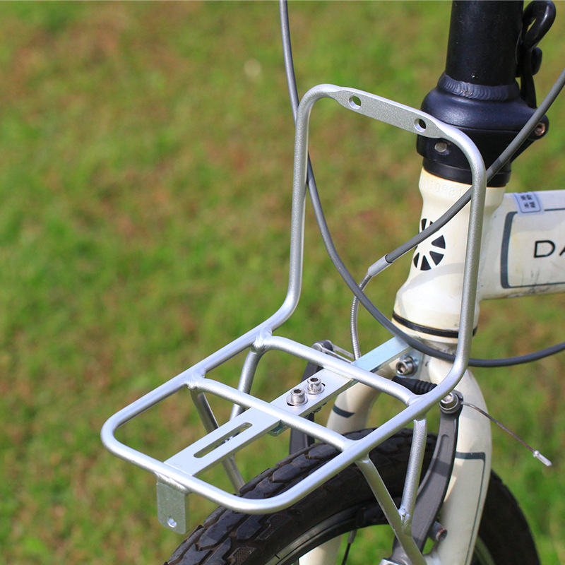 Cargo Rack Aluminum - Klappbarer Mountainbike-Frontgepäckträger aus Aluminiumlegierung, robust, langlebig,