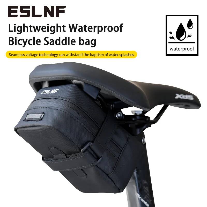 Saddle Bag Under Seat - ESLNF Wasserdichte Mini-Satteltasche für Fahrrad, unter
