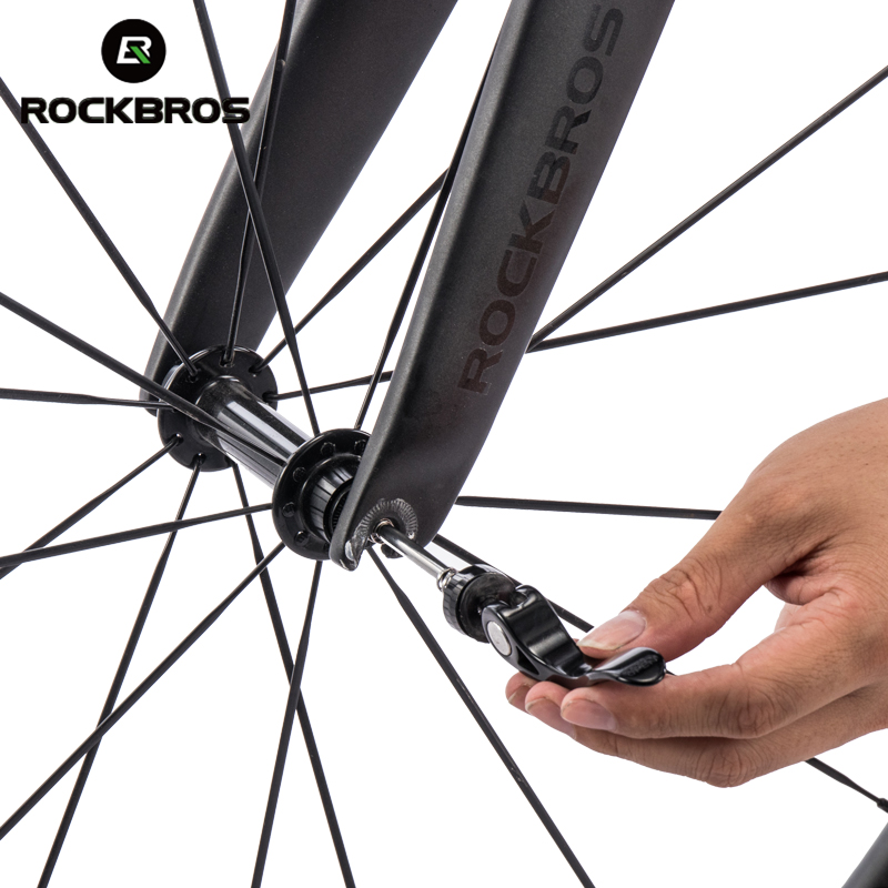 Dynamo Hub Front - ROCKBROS Fahrrad Schnellspanner Fahrrad Radnabe Spieße
