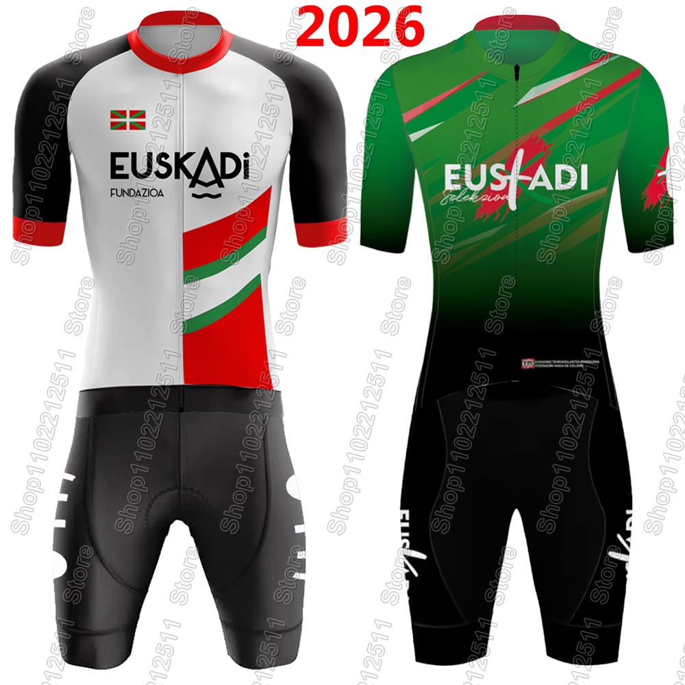 Cycling Commuter Shorts - Euskadi Team Radtrikot 2026 Set Sommer