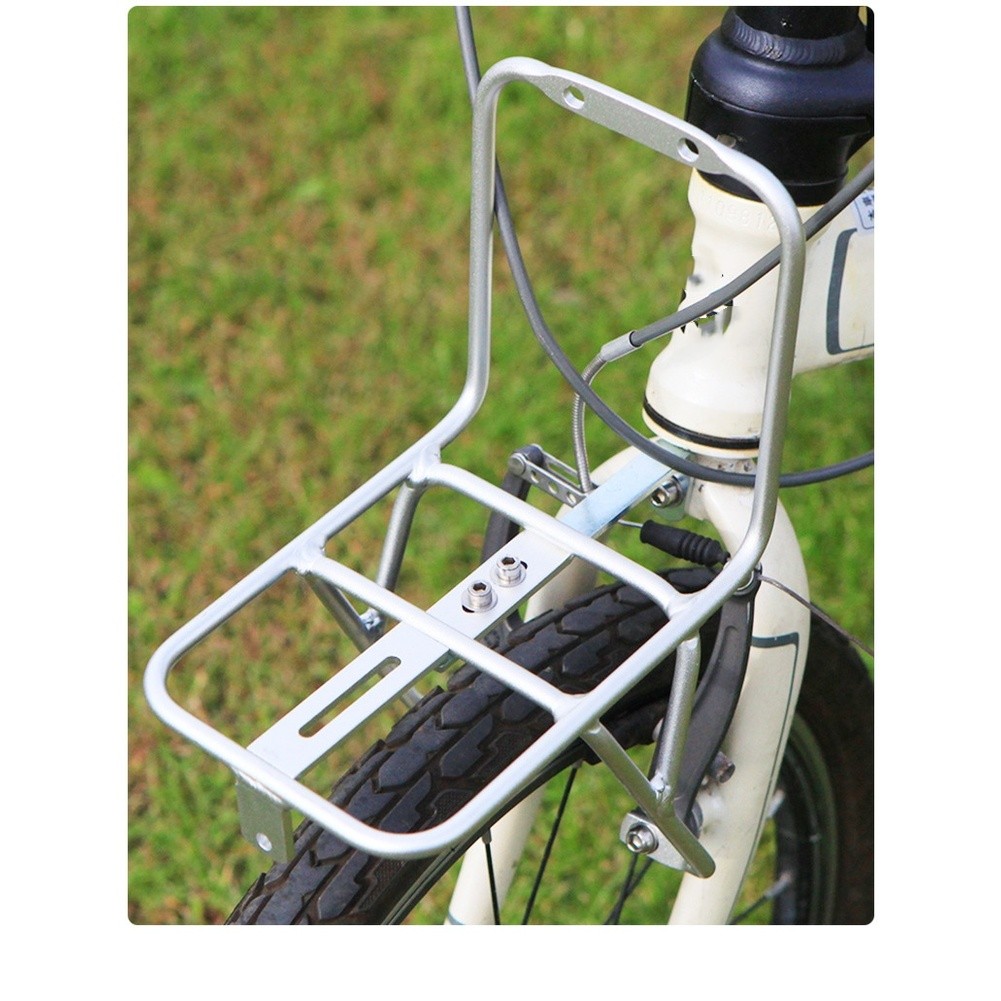 Cargo Rack Aluminum - Aluminiumlegierung Frontkorb-Gepäckträger 20 Zoll Faltbares Mountainbike