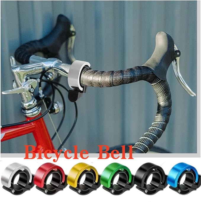 Bell Handlebar Ring - Fahrradklingel aus Legierung, lauter, klarer Ton,