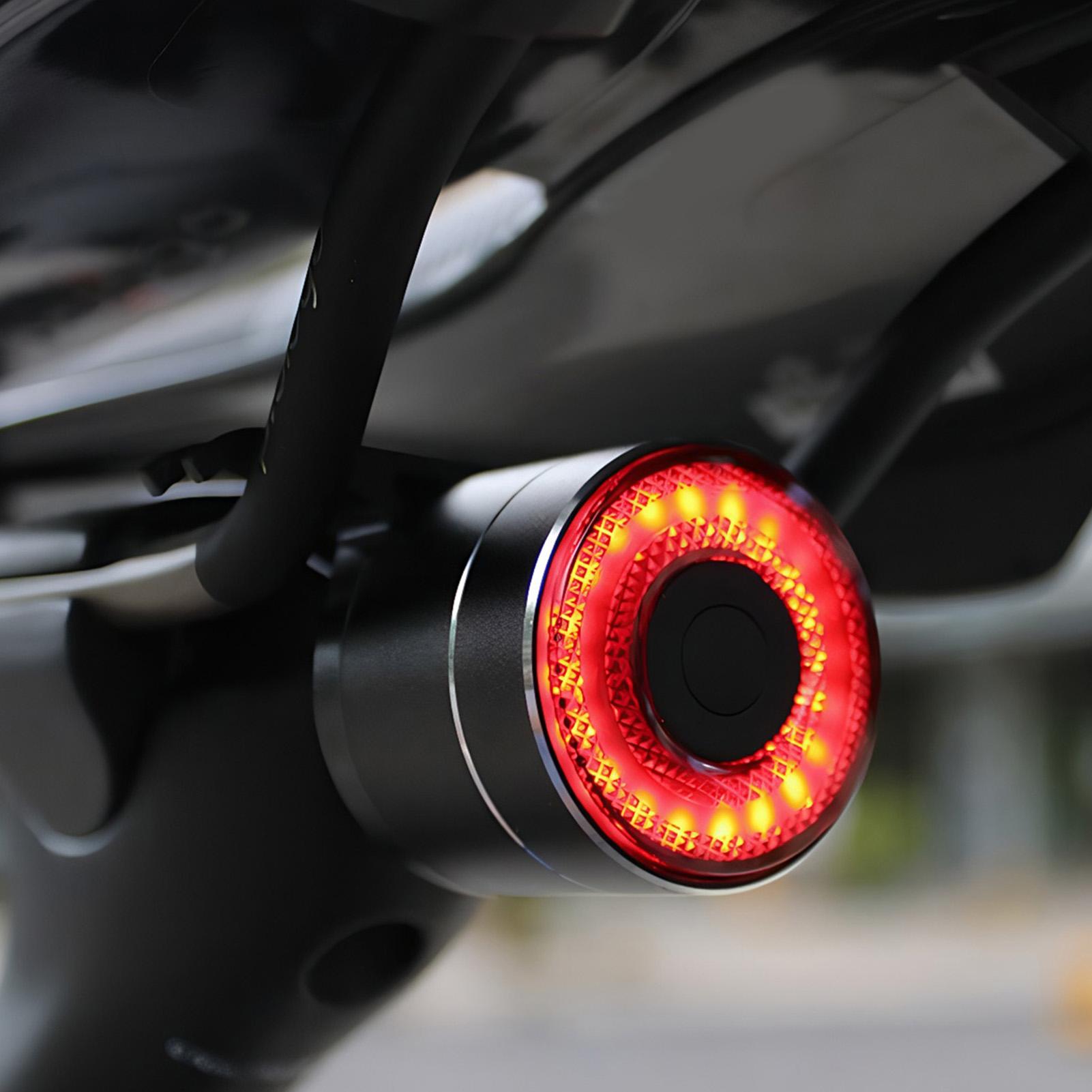 Commuting With Road Bike - Fahrrad Rücklicht Smart Bike Tail Sensing