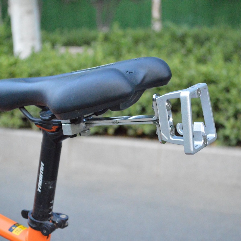 Cargo Rack Aluminum - 304 Edelstahl Heck-Umbau-Rahmen Aluminiumlegierung Hochbelastbarer Fahrrad-Gepäckträger