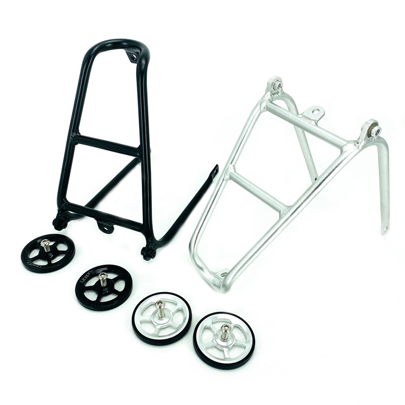 Cargo Rack Aluminum - Faltrad-Gepäckträger für Brompton-Gepäckträger, Q-Typ-Aluminiumlegierung, ultraleichte Racks