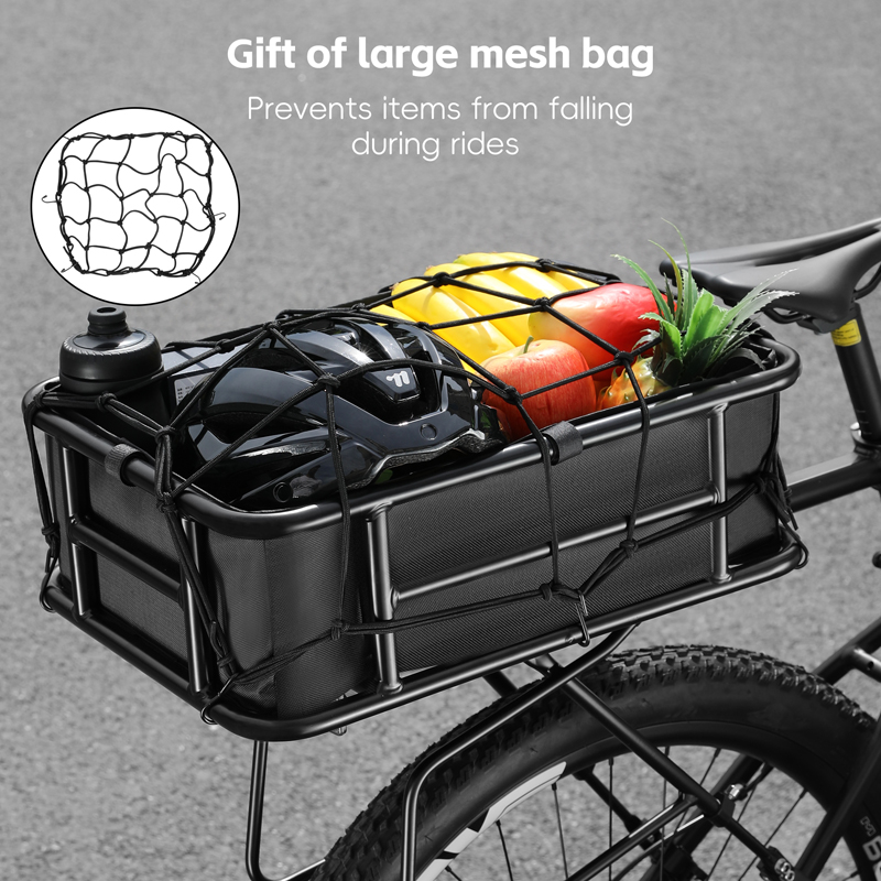 Großer Fahrrad-Heckkorb mit Sc – Cycling For Commute Bewertung und Preis