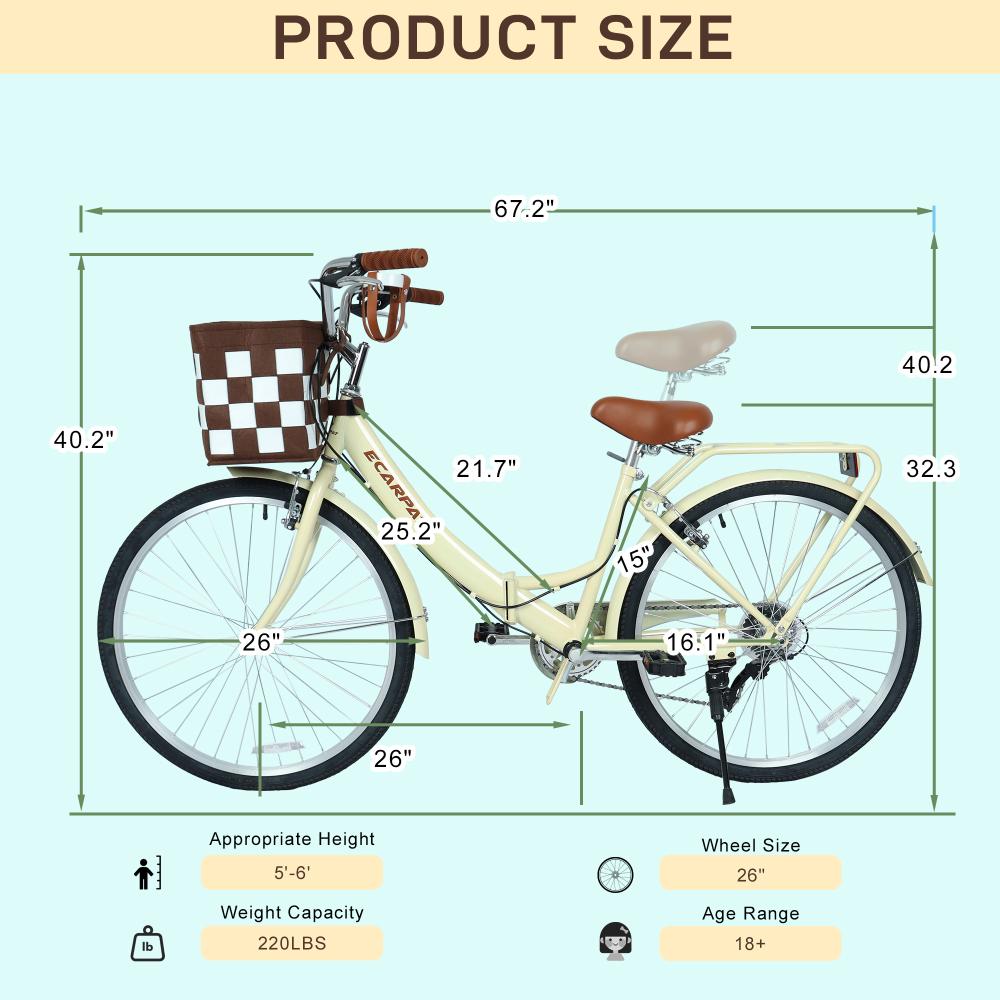 A26285B 26 Zoll Faltbares City – Commuter Biking Bewertung und Preis