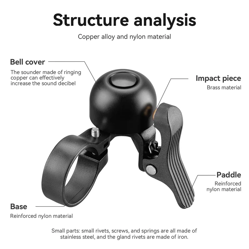 ROCKBROS Mini Fahrradklingel R – Bell Handlebar Ring Bewertung und Preis