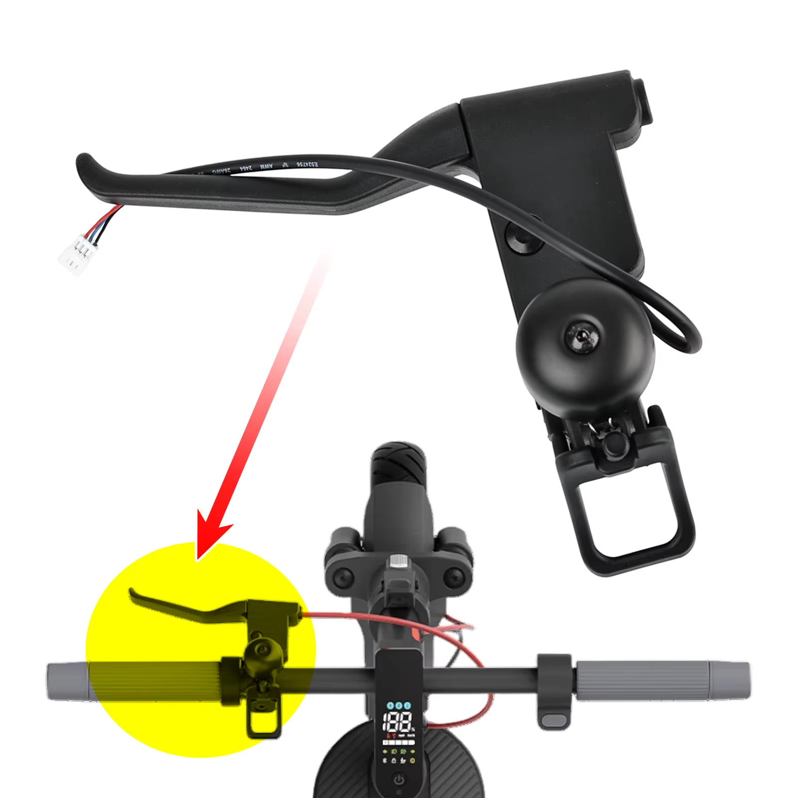 Bremshebel für Xiaomi 5 / 5 Ma – Bell Handlebar Ring Bewertung und Preis