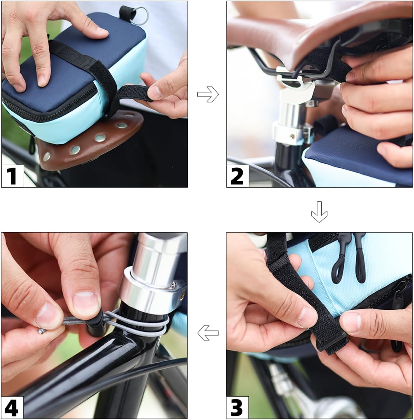 Erweiterbare Fahrradtasche mit – Saddle Bag Under Seat Bewertung und Preis